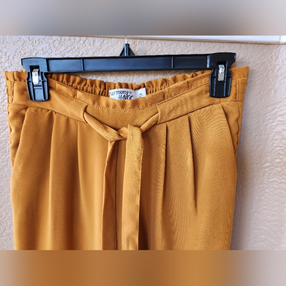 Harmony & Havoc Mustard Dress Pants Size 6 - Picture 2 of 8